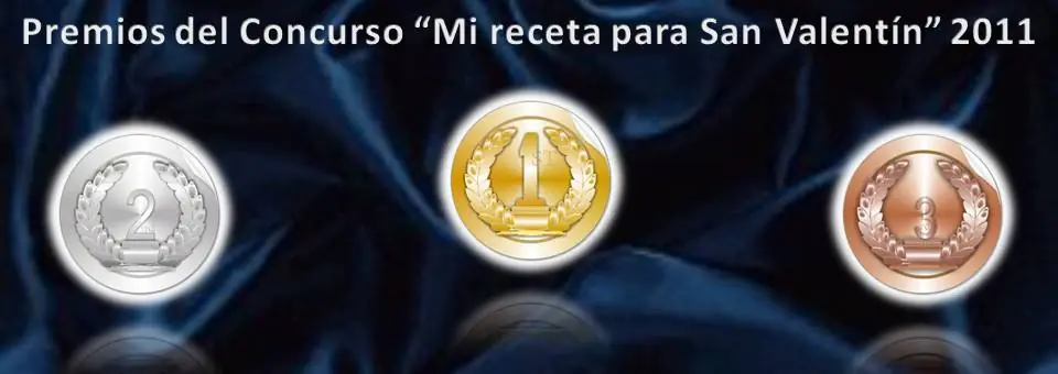 Premios Concurso Mi receta para San Valentín 2011