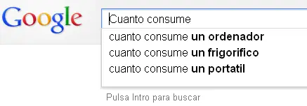¿Cuanto consume un ...? Lo más preguntado en Google