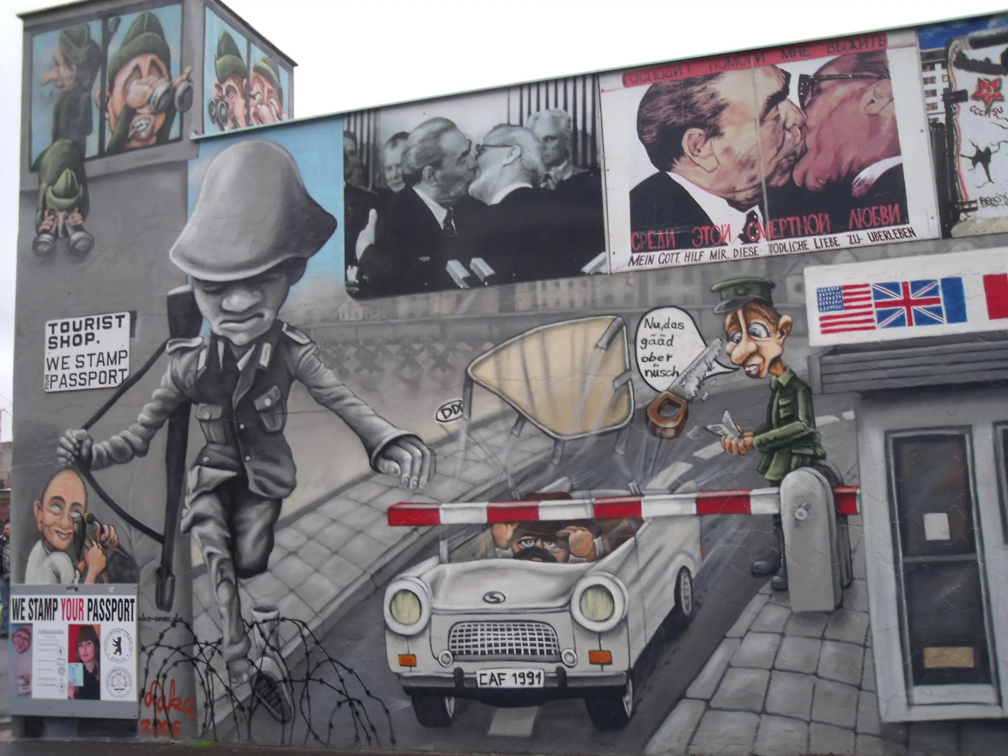 Así se hizo el muro de Berlín