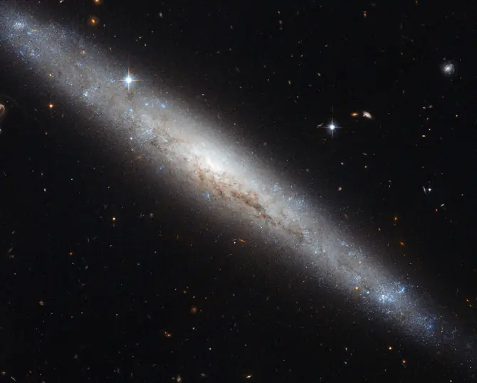 Hubble Retrata una galaxia espiral