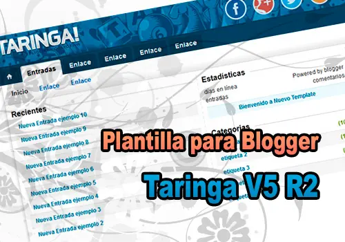 Taringa V5- Plantilla para Blogger