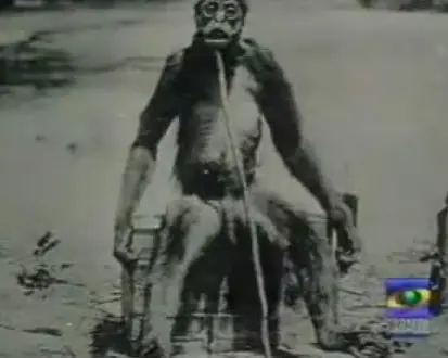 Extraño simio fotografiado en Venezuela
