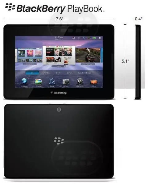 Blackberry tablet o BlackBerry Playbook