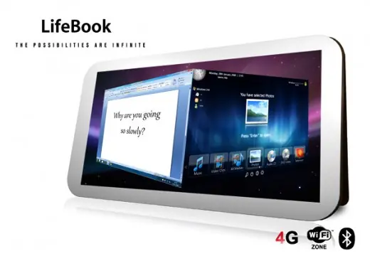 LifeBook Tablet: un diseño para la vida digital móvil