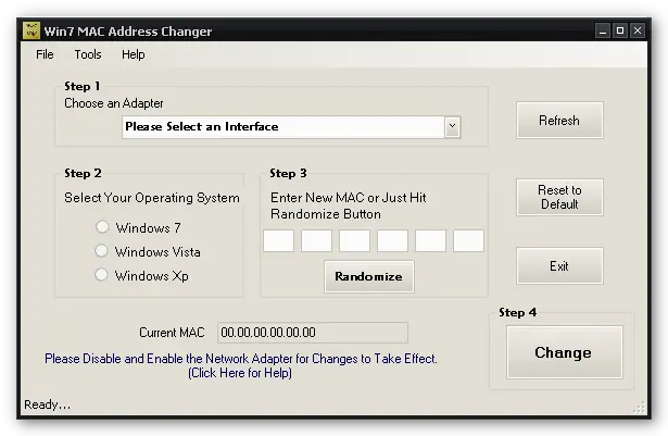 Cambiar la dirección MAC Address en Windows 7