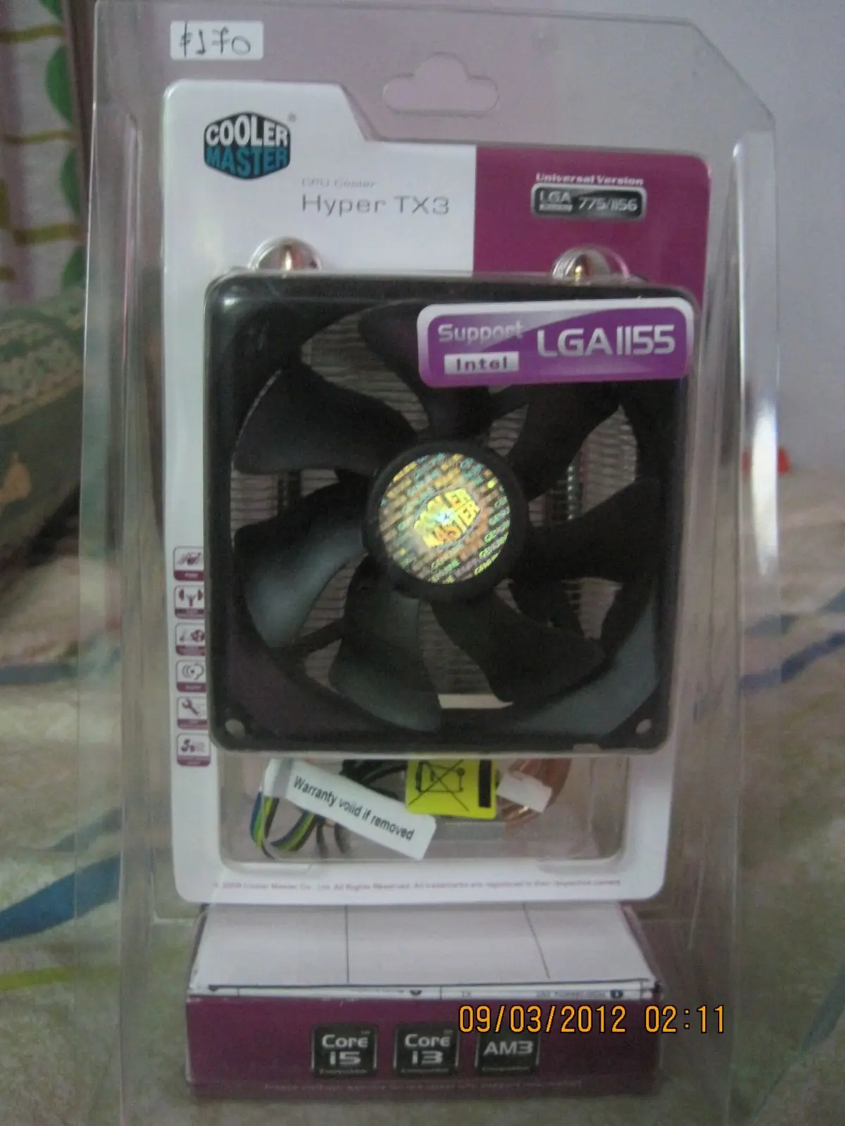 Cooler master Hyper TX3 en AMD-fx 6100