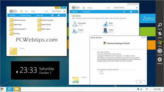 Tema Windows 8 para Windows 7 y xp