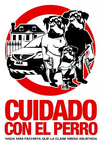 Cuidado con el perro
