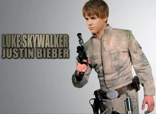 Justin Bieber será Luke Skywalker