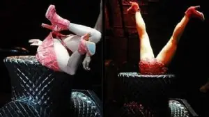 Lady Gaga se rió y se metió en una picadora de carne