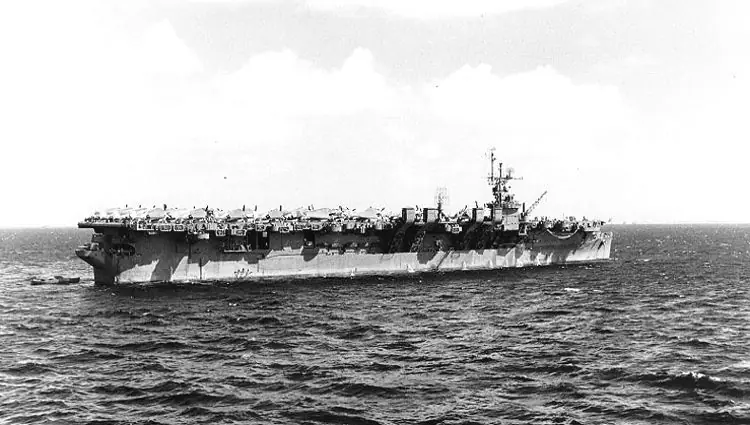 portaaviones estadounidenses en la segunda guerra