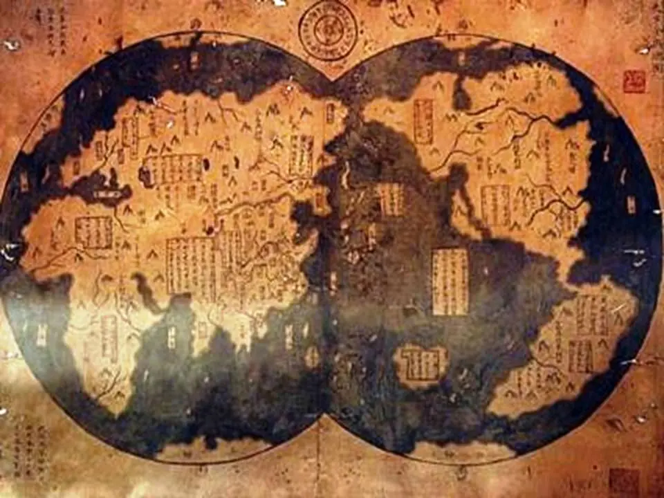 Mapa mundial de 4000 años de antigüedad