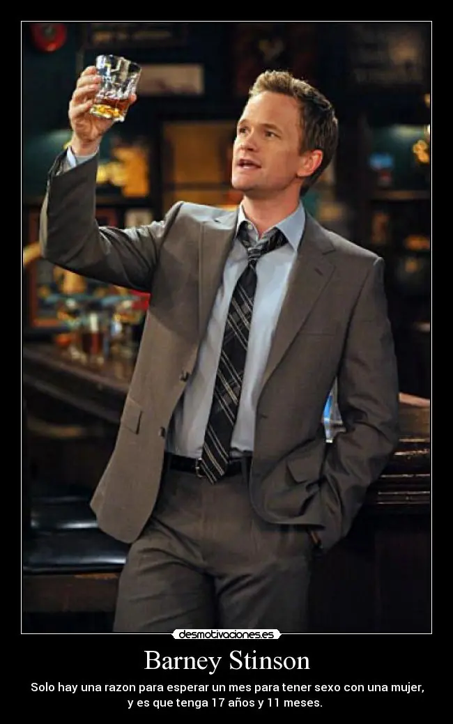como conocí a tu madre Barney stinson