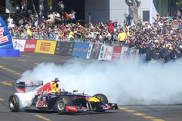 Red bull Showrun F1 en Santiago