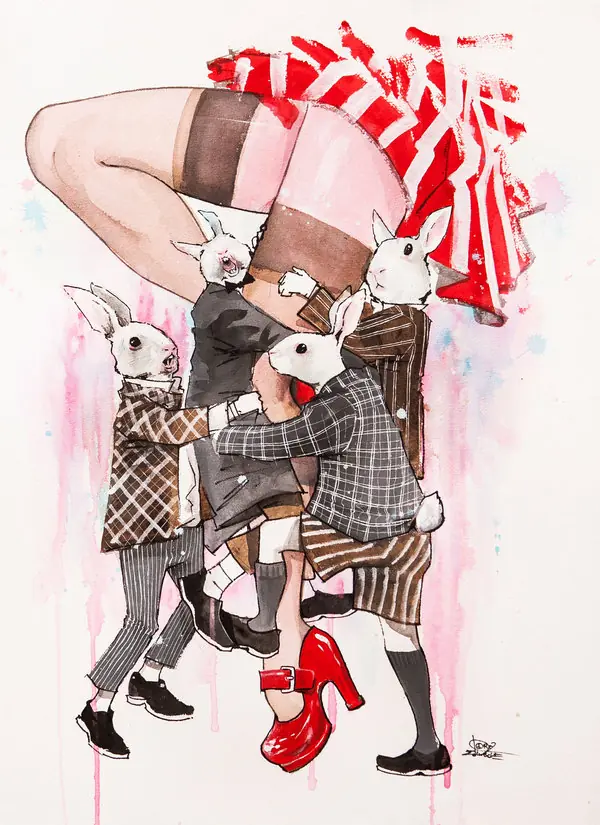 Fascinante y original arte de Zombie (Lora)