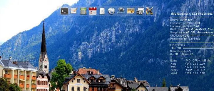 4MLinux Core 5.0 tiene el Linux Kernel 3.6.3