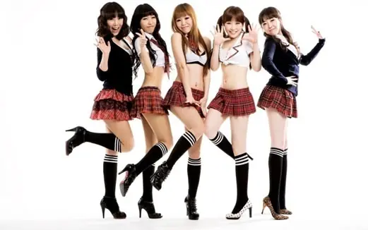 Sexy grupo de baile coreano Waveya