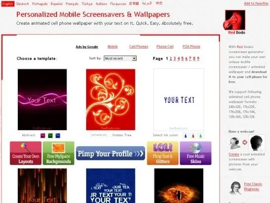Fondos de pantalla o salvapantallas personalizados para móv