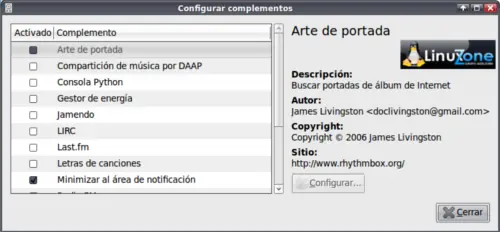 Disfruta más de Rhythmbox