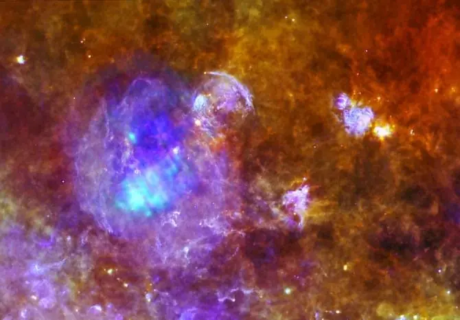 Vida y muerte en una nube de formación de estrellas