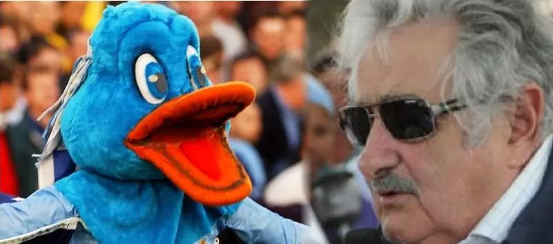 Mujica y el pato celeste