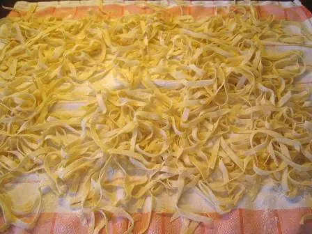 Fideos caseros