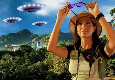 Gafas infrarrojas para ver OVNIS y Reptilianos