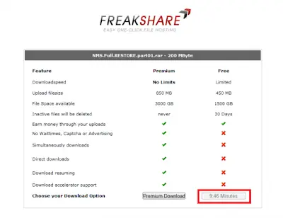 Evita el tiempo de descarga para bajar de Freakshare