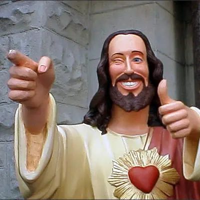 Jesús te saca una sonrisa en este feo día