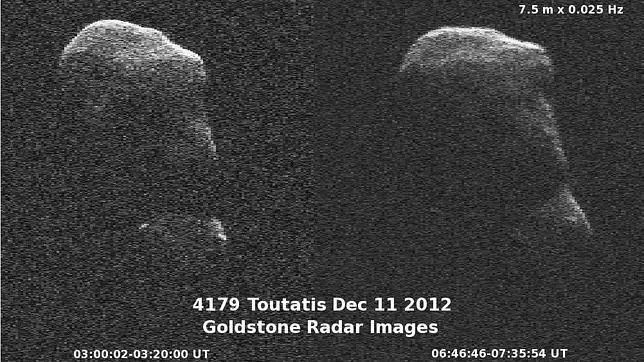 El asteroide Tutatis, como nunca antes visto