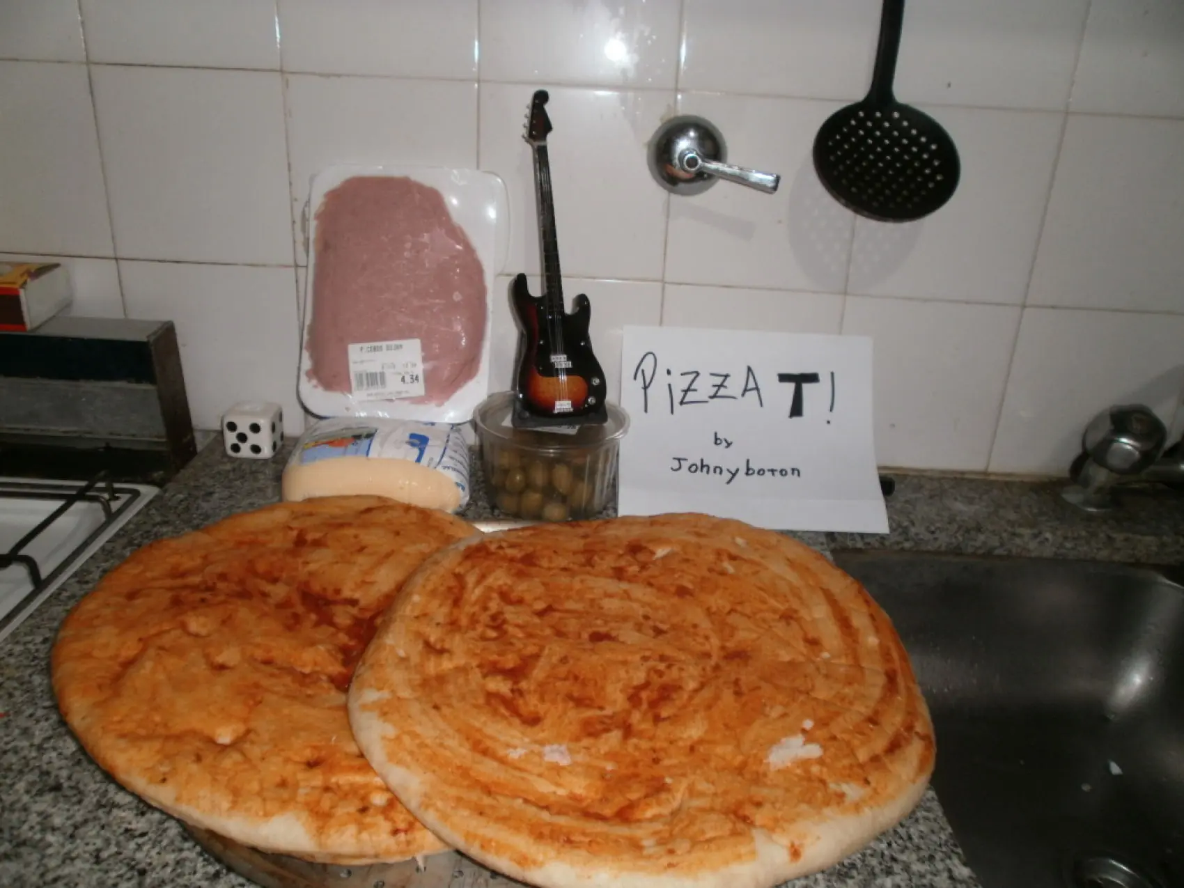 La Pizza Taringa! con ustedes