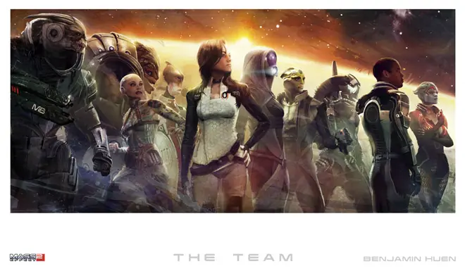 Dibujo de Mass Effect