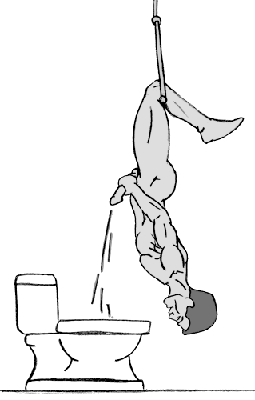 Posiciones para mear con el amigo parado