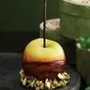 Manzanas con Pistachos y Chocolate