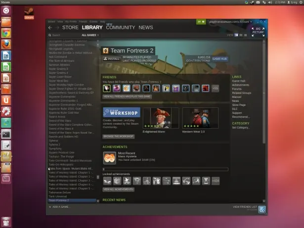 Llego Steam para Linux, el nemesis de windows
