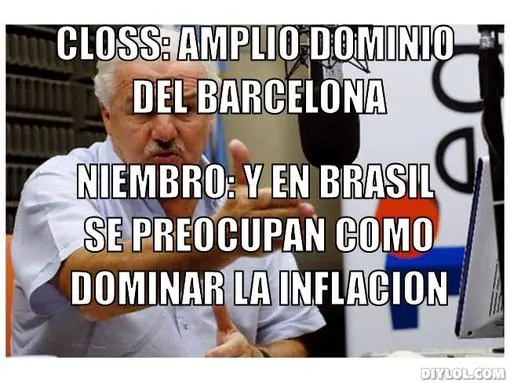 Niembro comentando Barca-Santos
