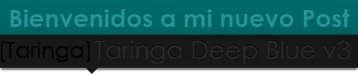 Taringa Deep Blue v3 Final