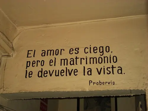 Proverbios del matrimonio para tener en cuenta...