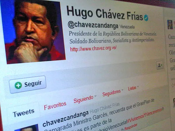 La salud de Chávez acapara la web en América Latina