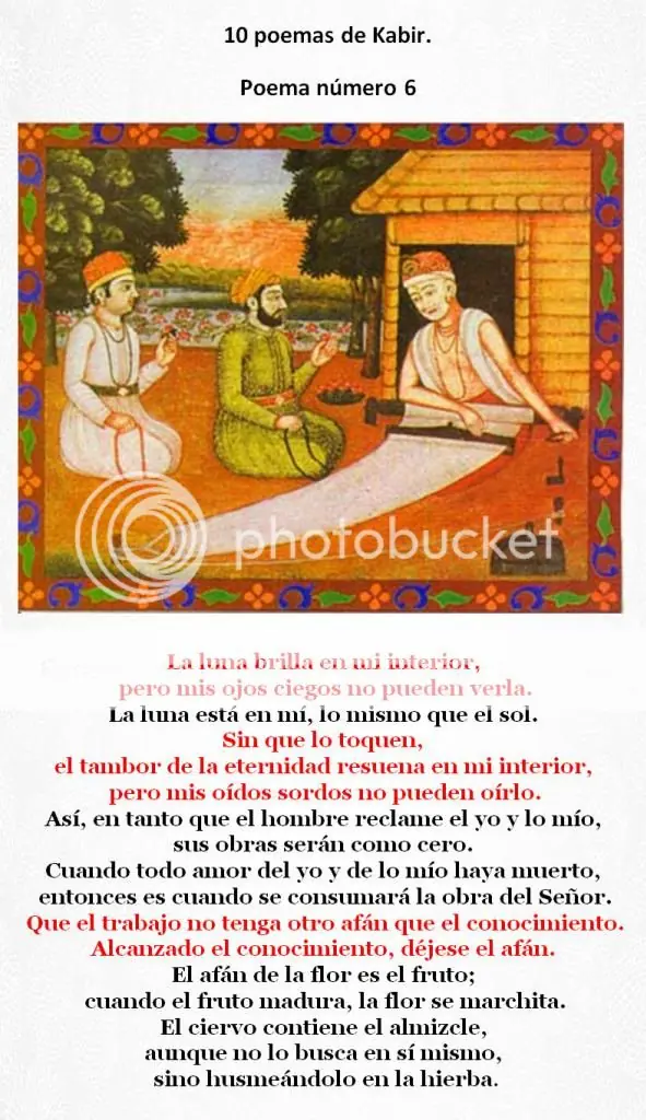 Poema 6 de 10. Kabir.