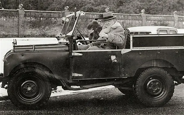 Subastarán la Land Rover de Winston Churchill