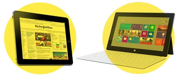 iPad vs. Surface: que empiece la guerra de tabletas