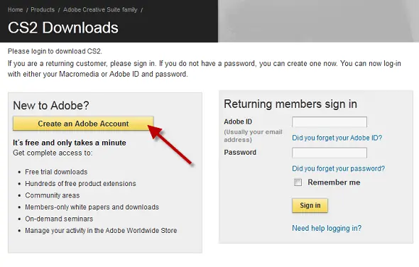 Descarga Adobe Suite CS2 gratis