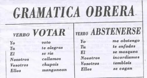¿Por qué será que yo no voto?