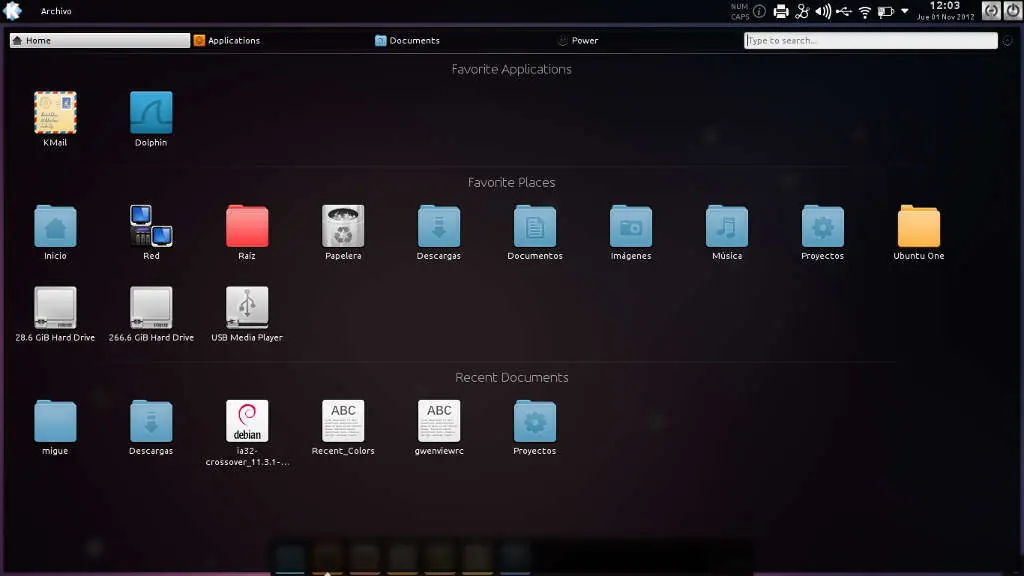 Homerun: el lanzador de Kde que imita Unity