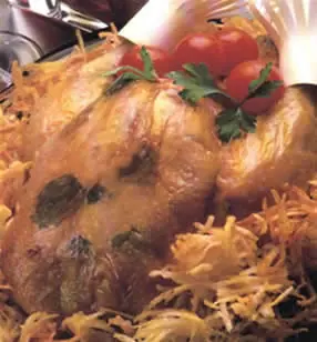 Pollo al laurel