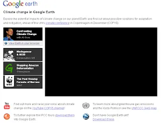 Cambio climático en Google Earth