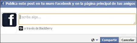 Escribir estados a través de un Blackberry! (Facebook)