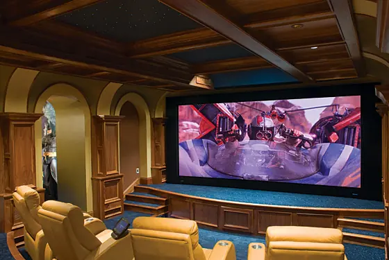 Home Cinema, diseño y audiovisual en casa de lujo.