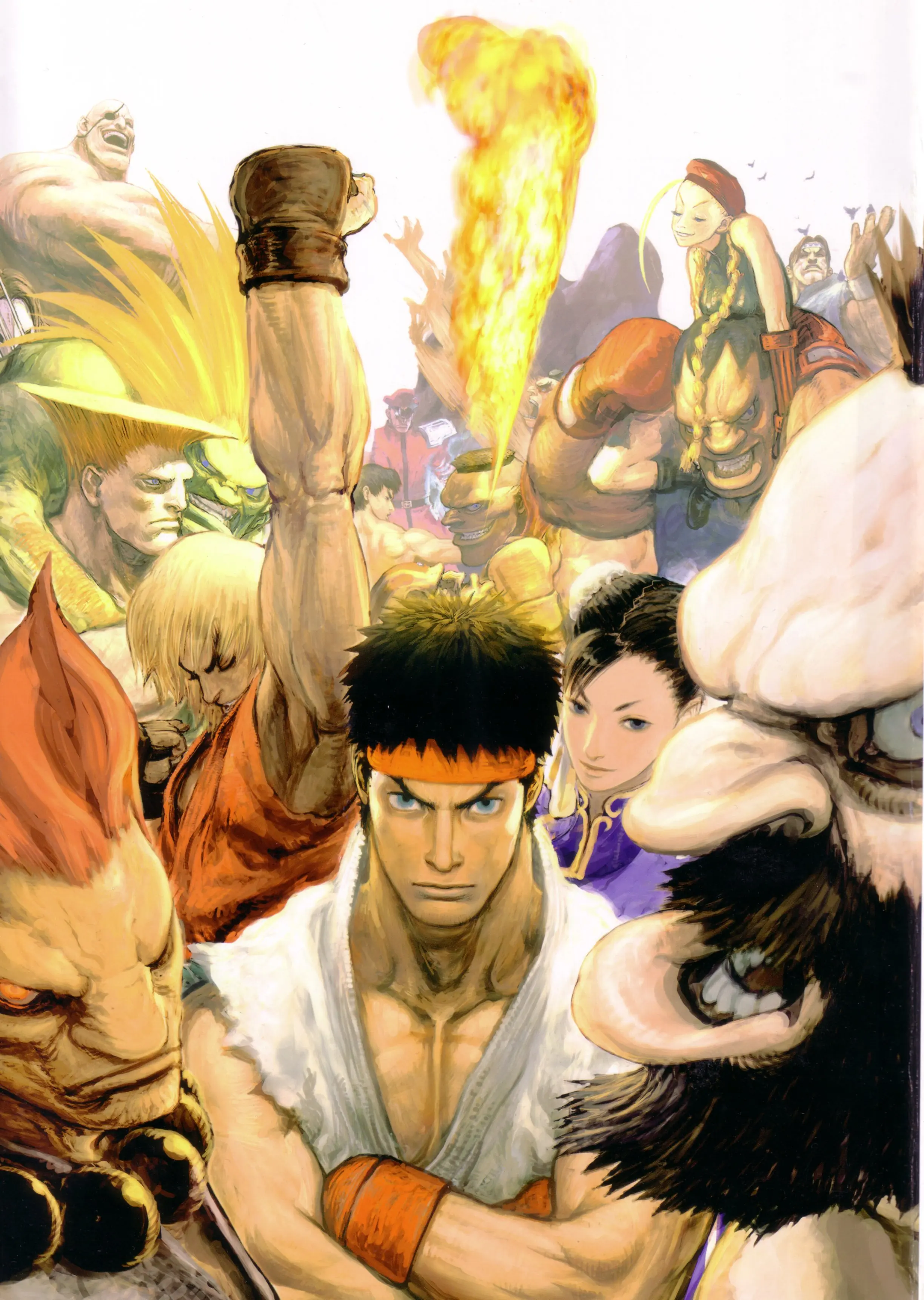 diseño de personajes street fighter
